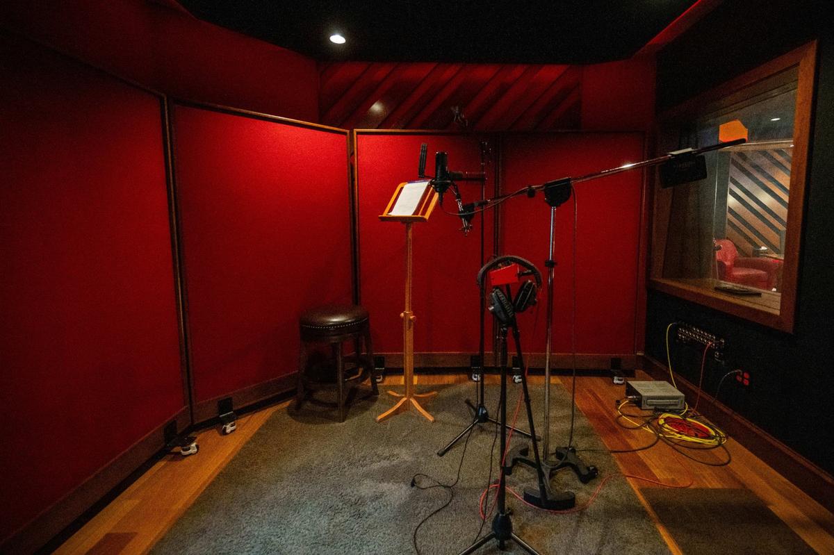One of the many recording studios located at Strange Land Recording Studios.