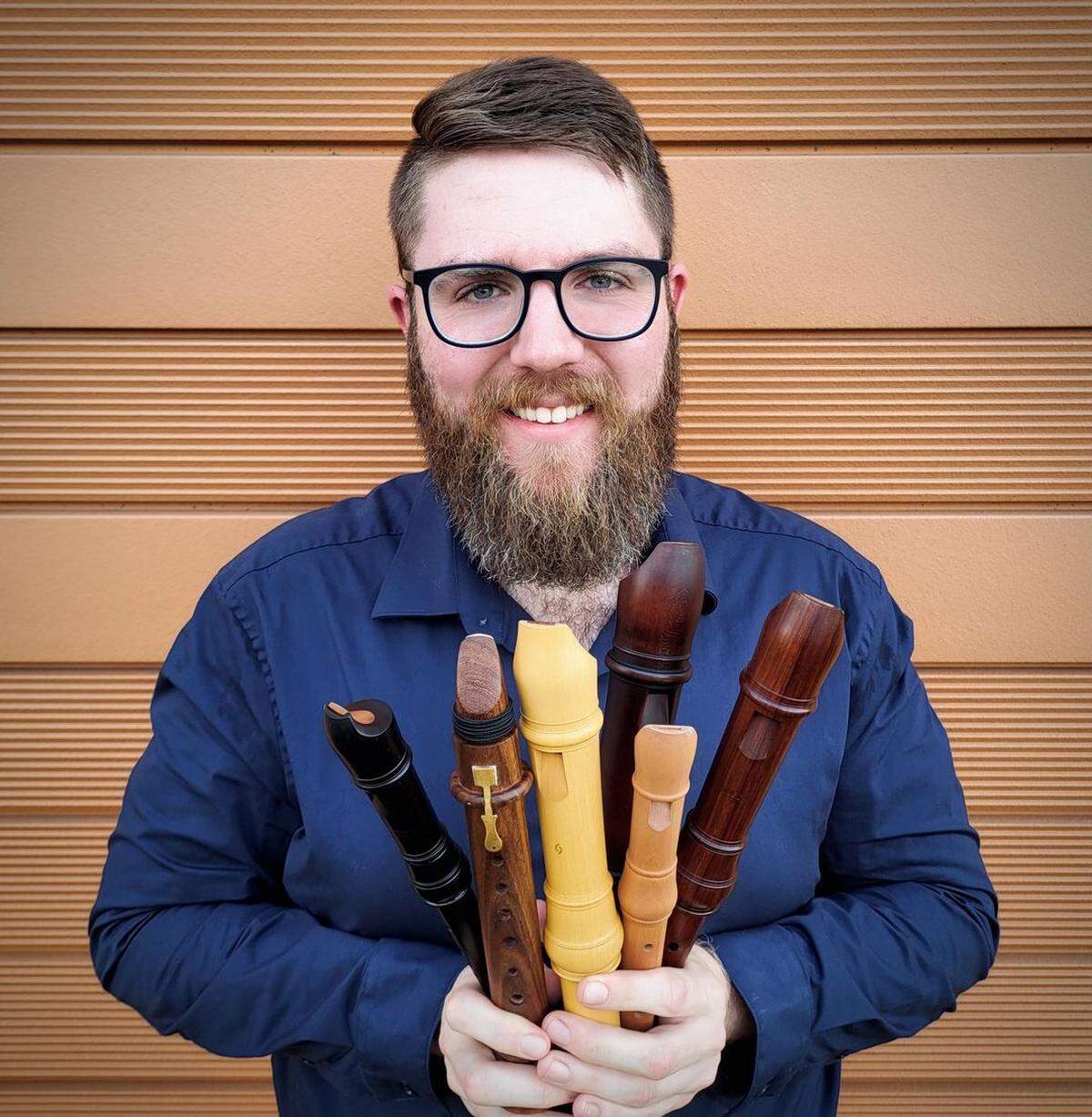 Woodwind master Trevor Stewart will play the recorder in works by Vivaldi and Telemann on Aug. 16.