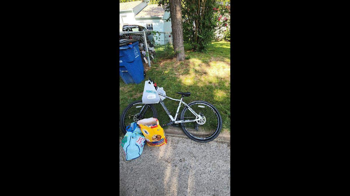 A man fired a shot at someone digging through his neighbor’s trash, police said. The bullet hit the man’s bicycle, and shrapnel struck the victim.