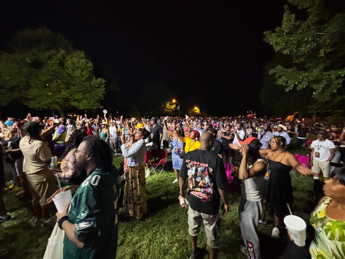 Thousands of people filled the 18th and Vine Historic Jazz District on Saturday as JuneteenthKC celebrated its 15th anniversary with a day of music, community gatherings and cultural programming that culminated in a headline performance by Grammy-, Oscar- and Golden Globe-winning artist Common.