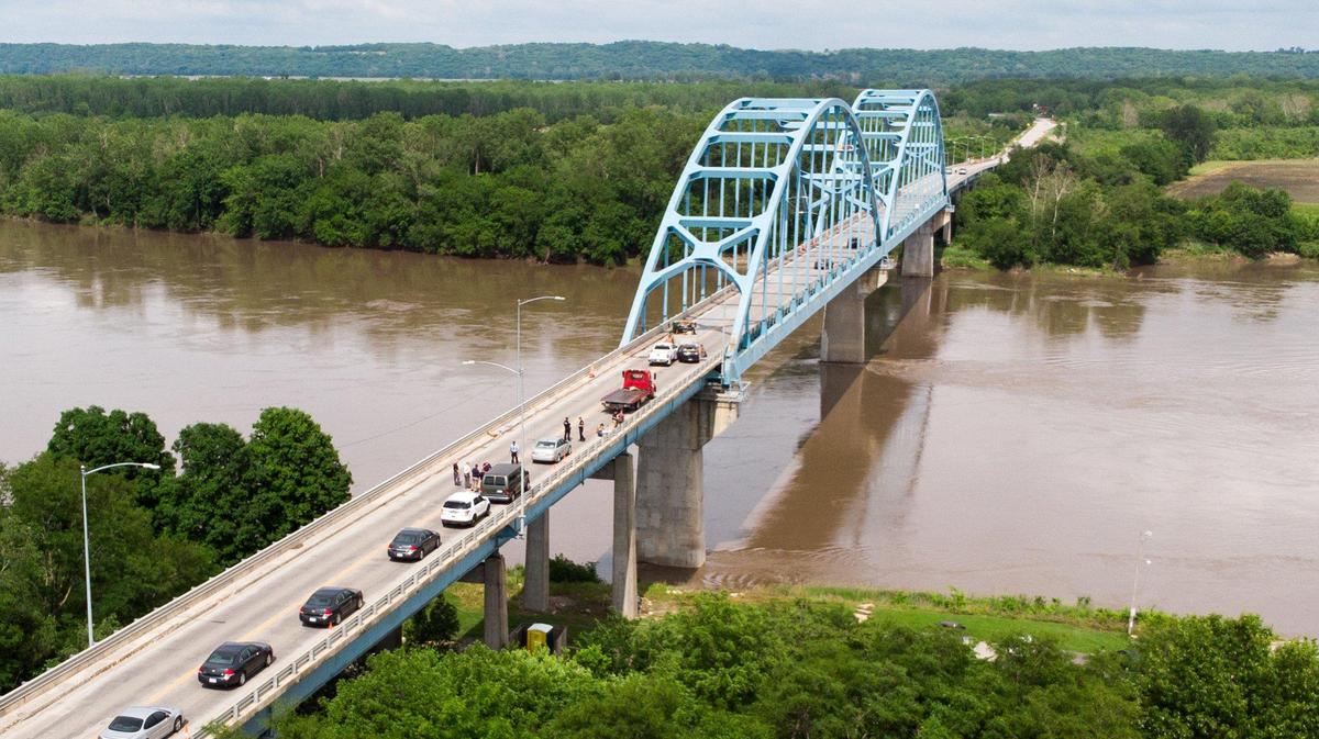 Police investigated a shooting Wednesday on the Centennial Bridge in Leavenworth.