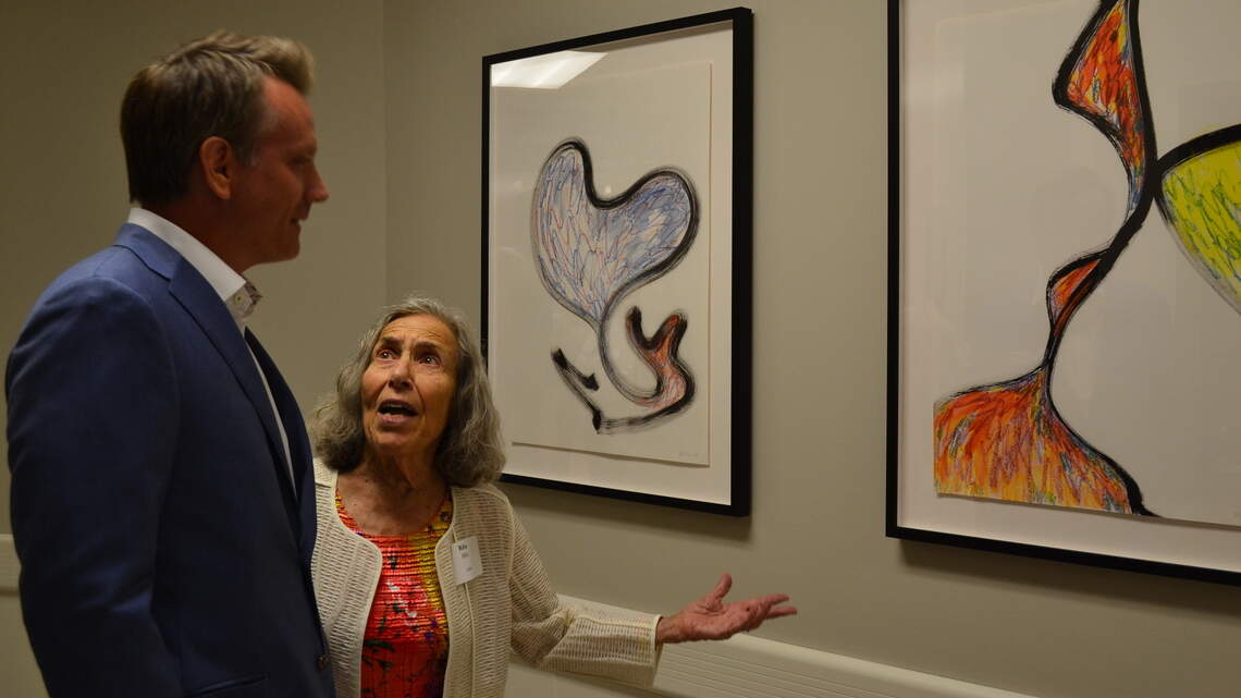 JoCo woman was born at hospital that became Menorah. Now her art graces its hallways