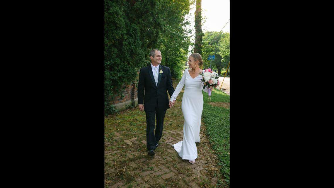 Two people who dated in high school reconnected at their reunion and ended up getting married.