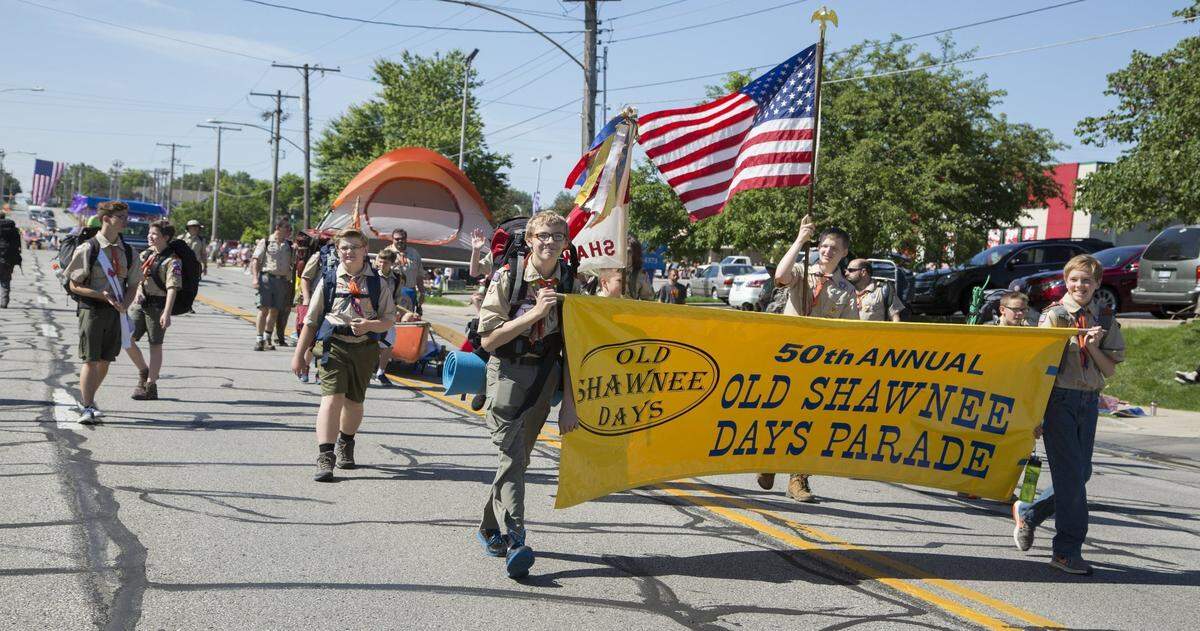 The parade is one of the highlights of Old Shawnee Days.