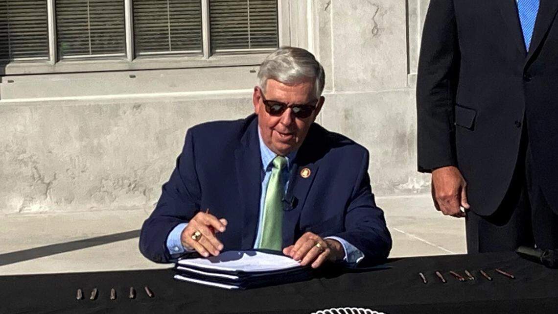 Missouri lawmakers, led by Gov. Mike Parson, want to make it harder for the people to see what has been done in their name.