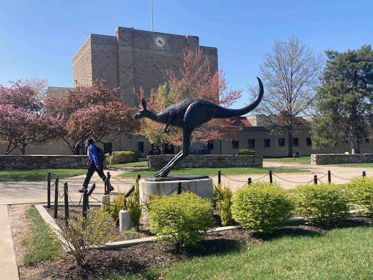 The campus of the University of Missouri-Kansas City is seen in a recent photo.
