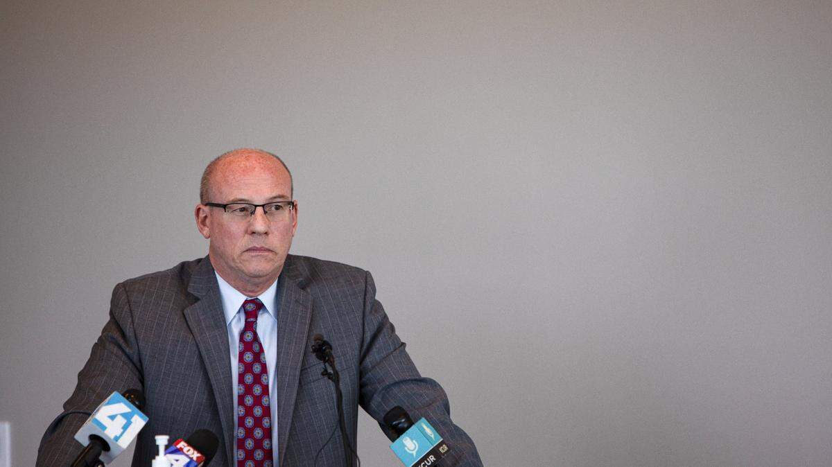 Johnson County District Attorney Steve Howe is shown in a file photo from November 2023.