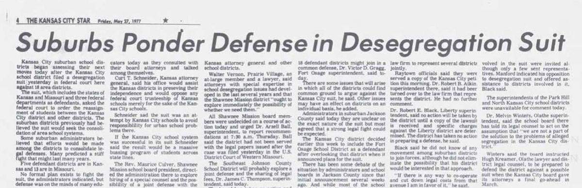 The Star and Times didn’t write much about Kansas City schools’ avoidance of desegregation until a lawsuit against the district went to court.