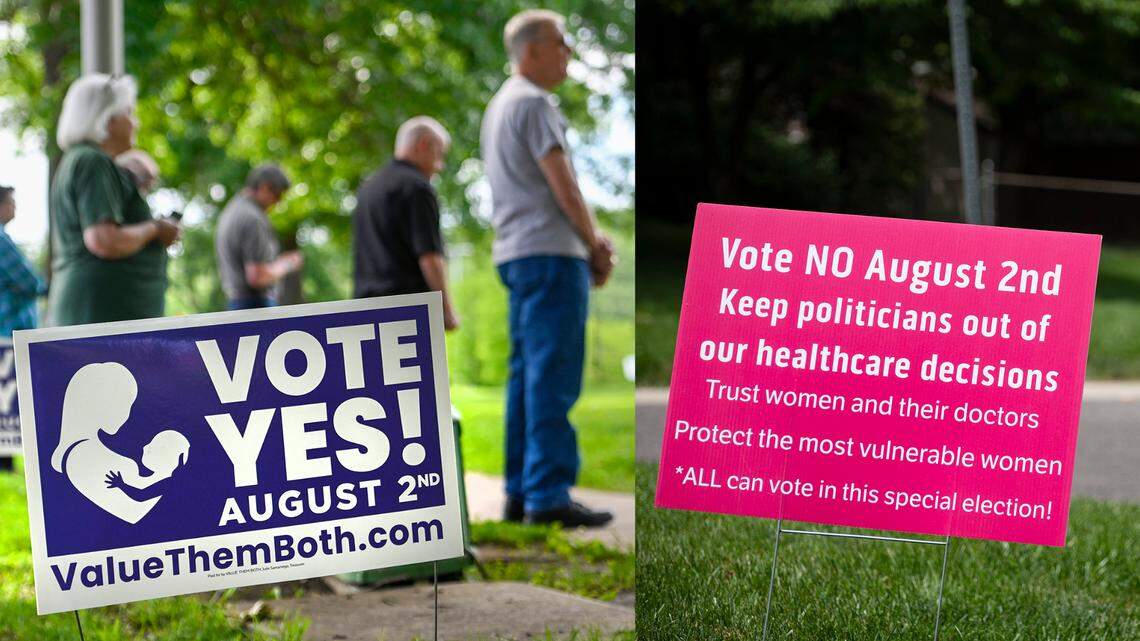 Is it legal for Kansas churches to have ‘vote yes’ signs outside if they’re polling sites?