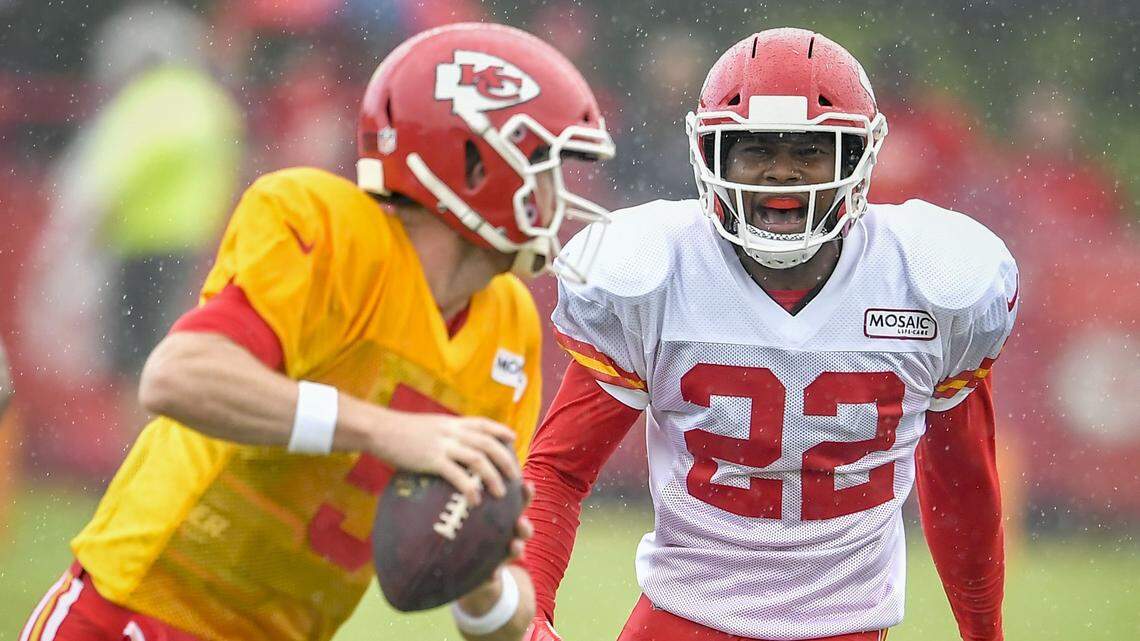 Robert Golden (22) said on Twitter Wednesday that he is no longer a member of the Kansas City Chiefs.