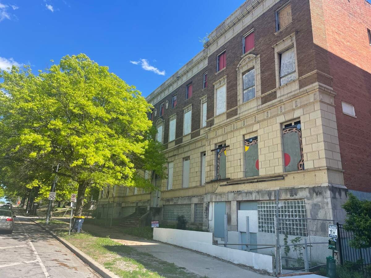 The former Marquette Club, at 1115 E. Armour Blvd., was erected in 1923.
