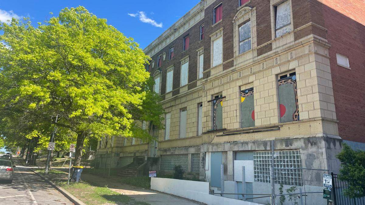The former Marquette Club, at 1115 E. Armour Blvd., was erected in 1923.