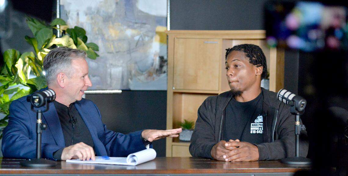 Antonio Hatcher, owner of Haul Pros, a Kansas City moving company, talked with Kansas City Star reporter Eric Adler, about how spending time in jail motivated him to change his life and start his own business. Now he gives former felons a job and a second chance.