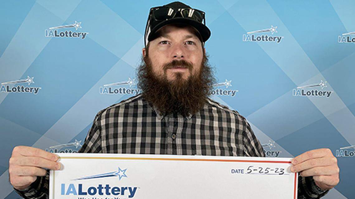 Matthew Rus won $10,000 in an Iowa Lottery game using winnings from a previous game.