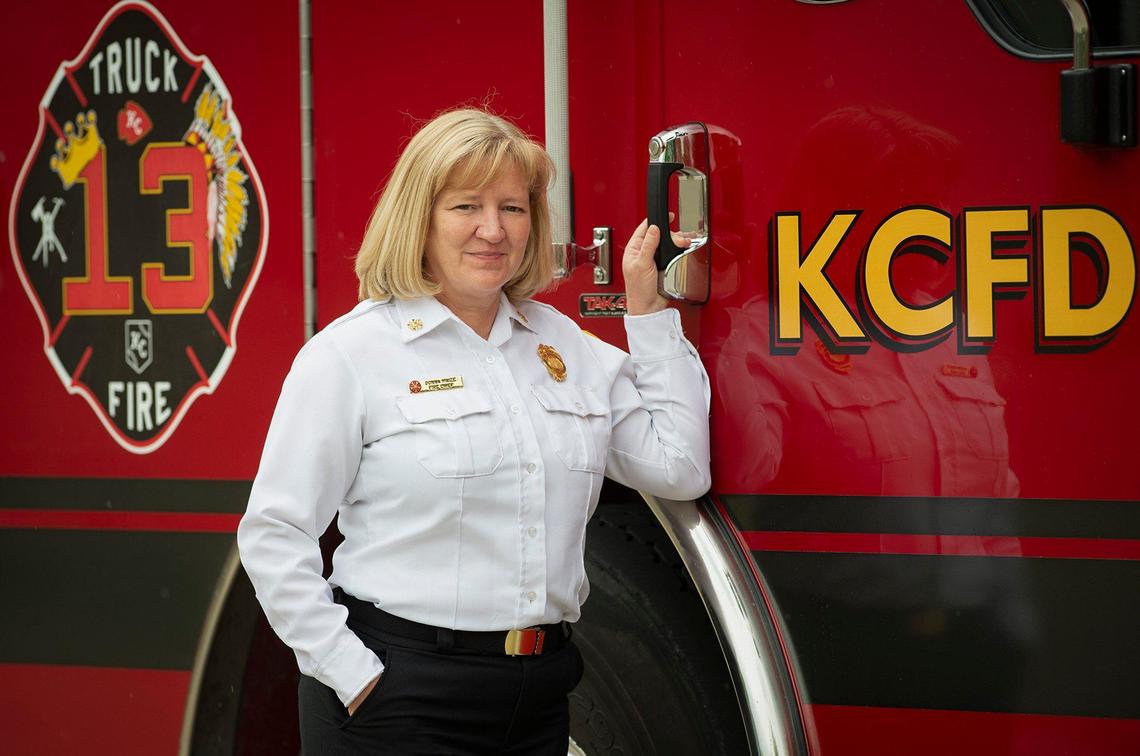 Kansas City Fire Department Chief Donna Lake was the first woman to lead the department. She retired in 2023.