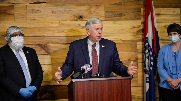Ethics commission fines Parson PAC, dismisses complaint against nonprofit and Democrat