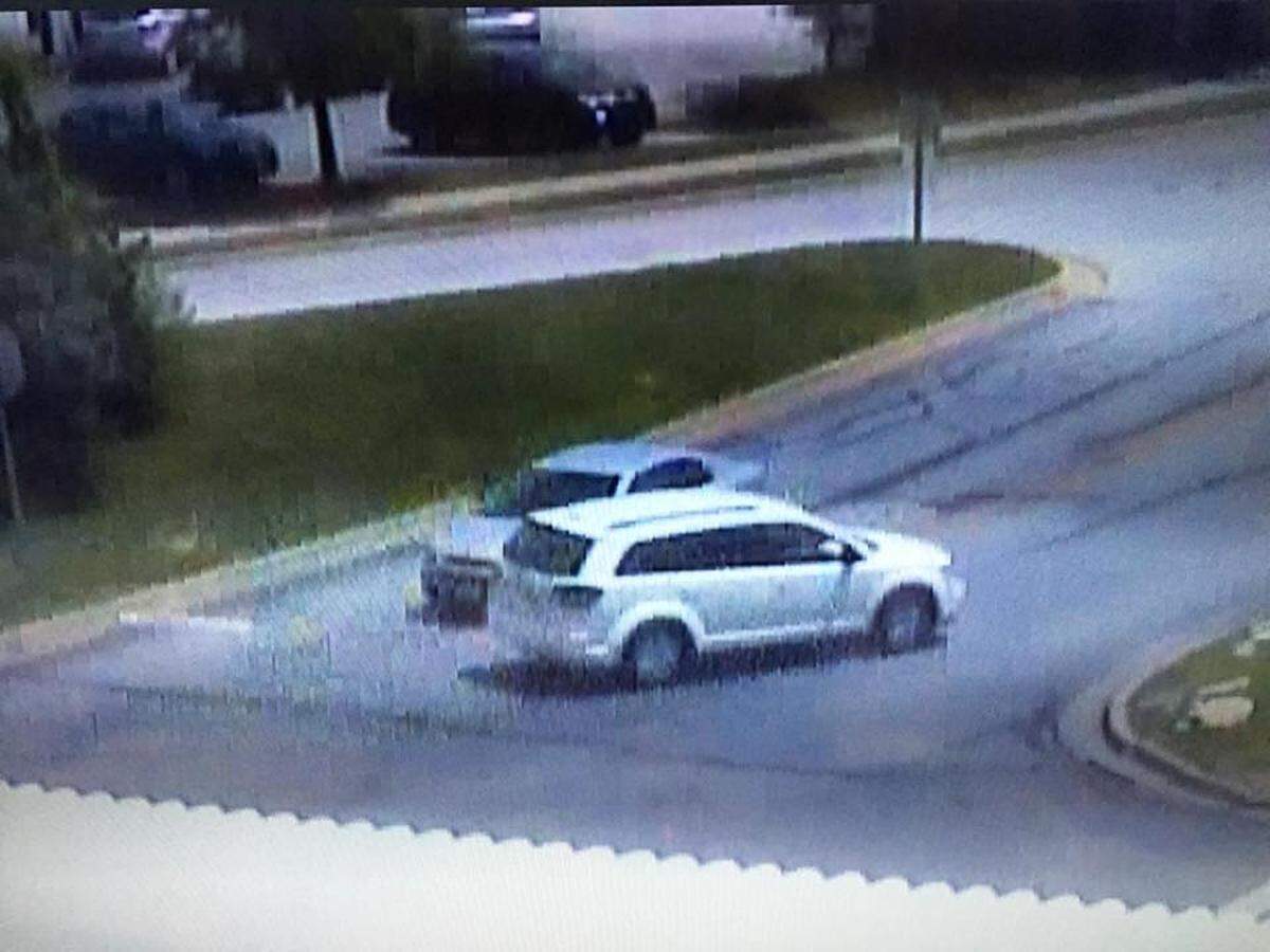 Police are asking for the public’s help in identifying the driver of a white sport utility vehicle that may have been involved in a shooting that injured two people near Interstate 70 and U.S. 40 highway in Independence on Sunday, July 14, 2019.