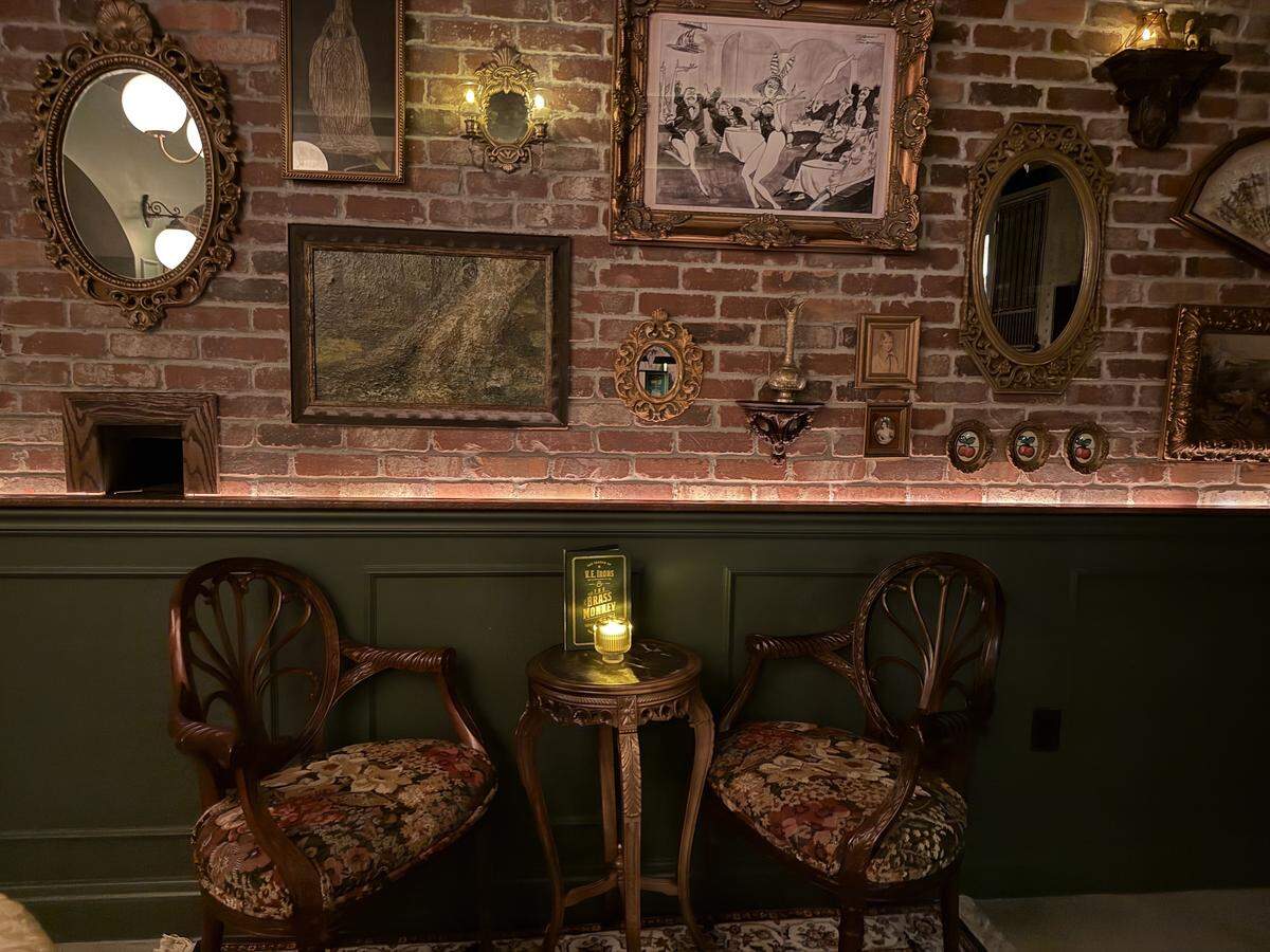 The speakeasy is based around the true story of V.E. Irons, sprinkled with some fiction.