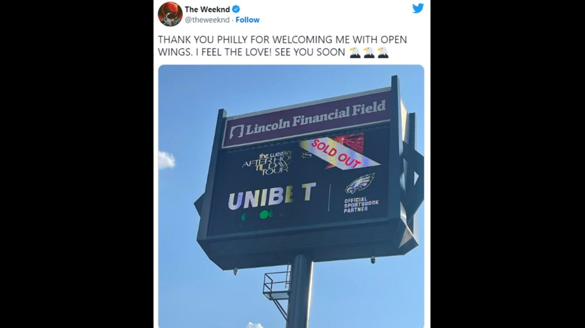 A 32-year-old man died after he fell from an escalator rail at Lincoln Financial Field, police said. The Weeknd had finished a concert shortly before the man’s fatal plunge. 
