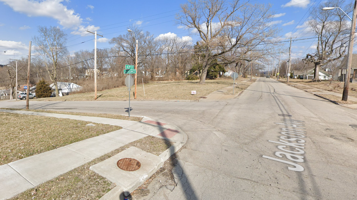 A man was hospitalized in stable condition after he crashed a car near 43rd Street and Jackson Avenue on Thursday shortly after fleeing pursuit, Kansas City police said.