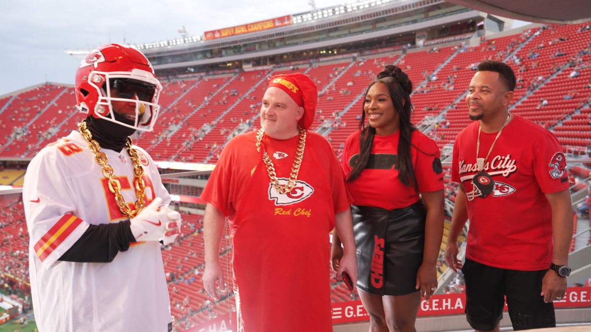 “Secret Chief” Tech N9ne with his three finalists.