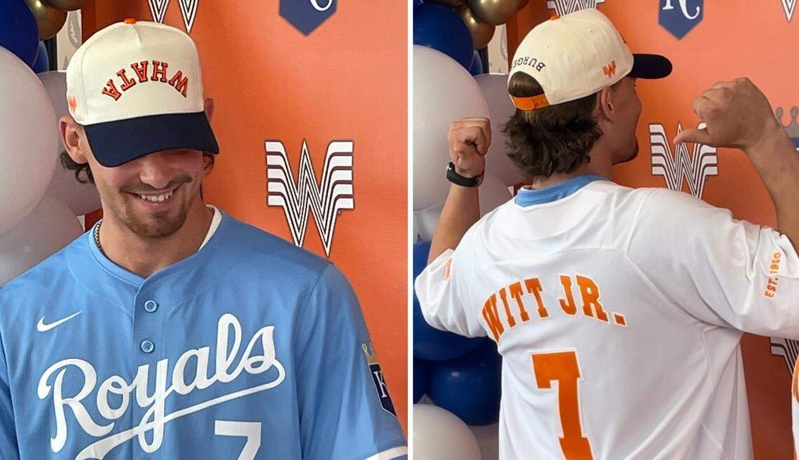 Royals shortstop Bobby Witt Jr. on Thursday signed on to be a brand ambassador for Texas-based fast food chain Whataburger, which has locations in the metro now.