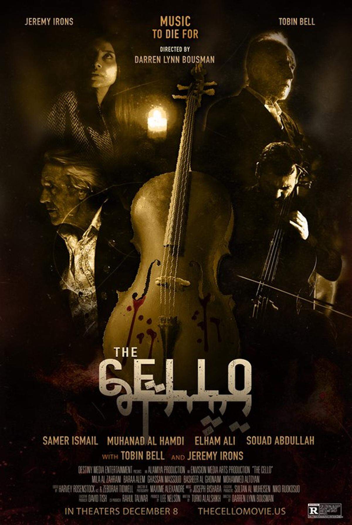 “The Cello,” based on a novel by Saudi poet and writer Turki Alalshikha, is scheduled to open Dec. 8 in theaters nationwide.