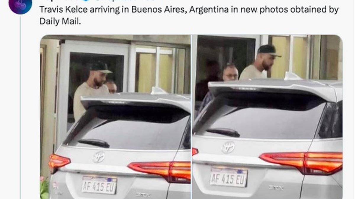 Taylor Swift fans have been waiting all week to see whether new boyfriend Travis Kelce of the Kansas City Chiefs would join her in South America. The Daily Mail published photos showing him arriving on Friday.