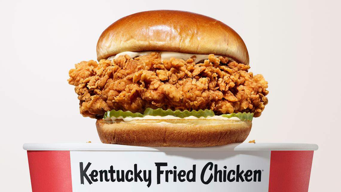 The KFC Chicken Sandwich will be available in stores nationwide by the end of February, the restaurant said.