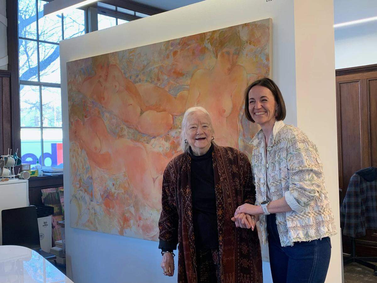 Earlier this year, Bennett stopped by the Artists Coalition to meet current Executive Director Courtney Wasson and see work donated to the nonprofit’s Annual Art Auction. Both Marak and Bennett donated many pieces to the fundraiser over the years.