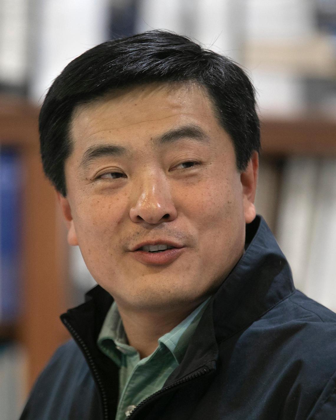 Representative Jonathan Patterson spoke at The Missouri Republican Party’s “Get Out The Vote” tour during a stop at the Lee’s Summit Municipal Airport, Monday, Nov 4, 2024.