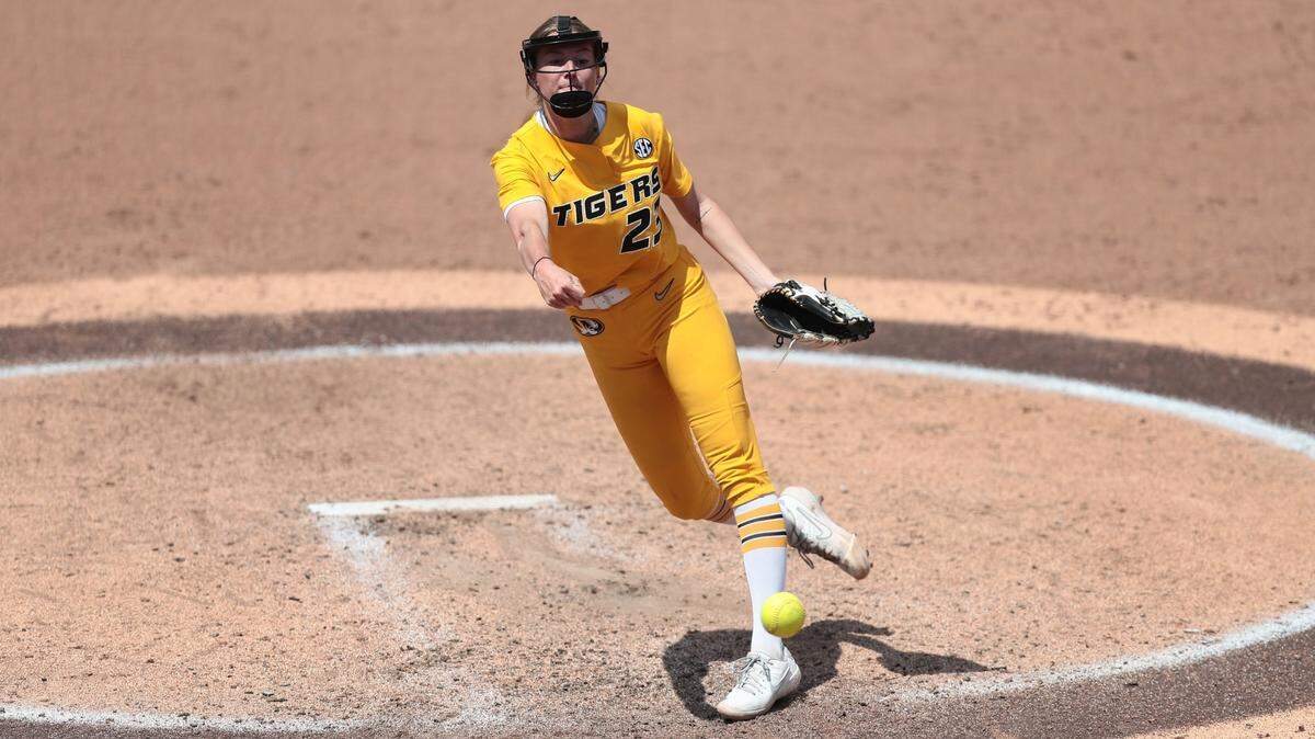 Lee’s Summit West product Jordan Weber helped lead the Missouri Tigers softball team to the Super Regionals of the NCAA tournament with a 5-0 victory over Iowa State Sunday at Mizzou Softball Stadium.
