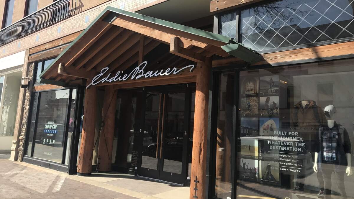 Eddie Bauer at 436 Nichols Road on the Country Club Plaza.