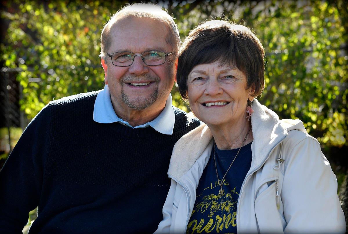 Nita Jestila of Blue Springs, here with her husband of 42 years, Terry, is an ovarian cancer patient being treated with a PARP inhibitor. New clinical trials show that the class of drugs are effective in delaying the recurrence of the cancer in a range of patients.