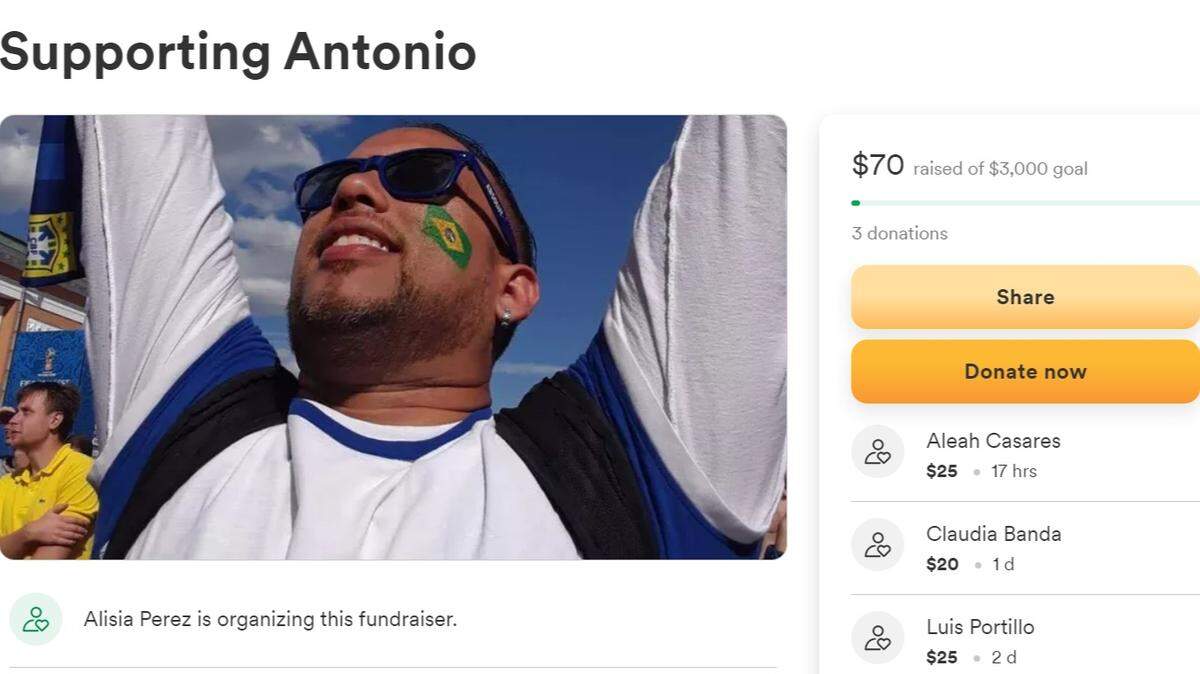 A GoFundMe has been set up for an Overland Park man who was hit by a drunk driver while riding his bicycle on Nov. 4.
