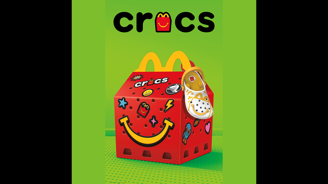 McDonald’s new Crocs Happy Meal features 8 collectible toys inspired by the iconic shoe brand.