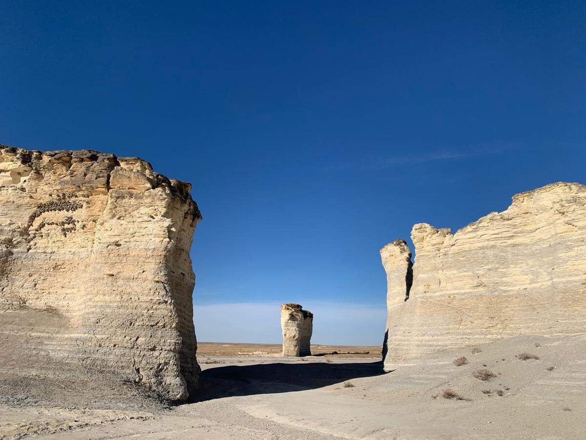 Monument Rocks in Gove County