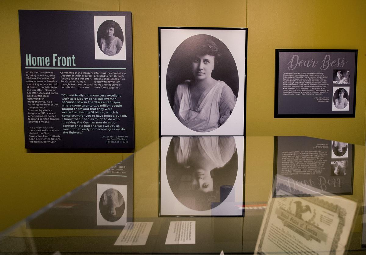 Letters from Harry Truman to Bess Wallace during his service in WWI are on display in the special exhibit at Truman Library, which runs through December.