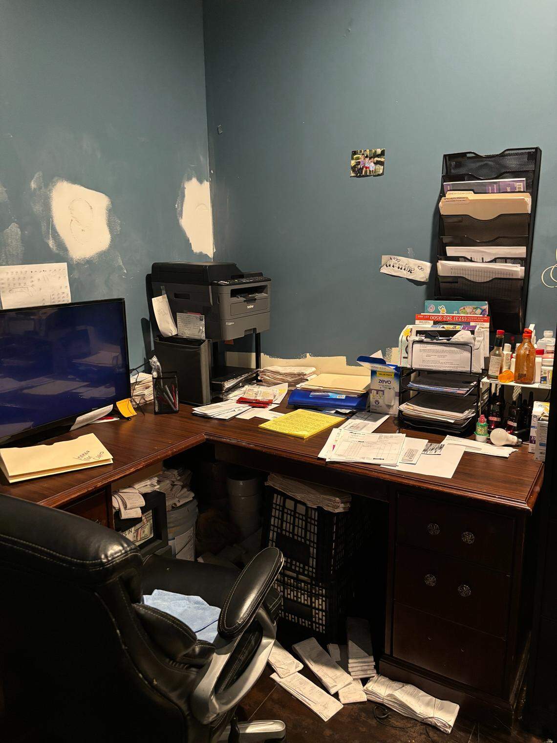 The offices of El Toro Loco in Lenexa on Wednesday after federal immigration agents arrested workers.