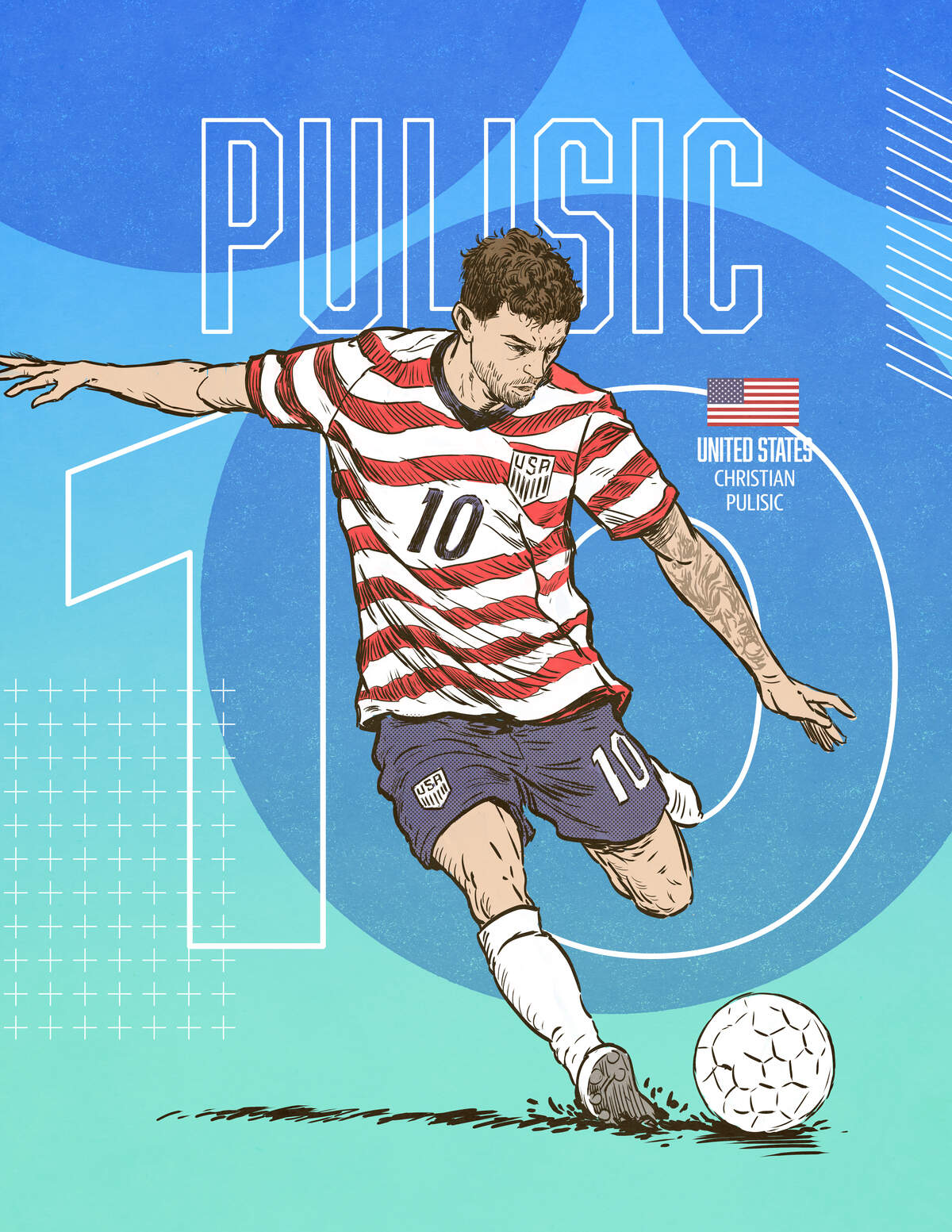 U.S. forward Christian Pulisic