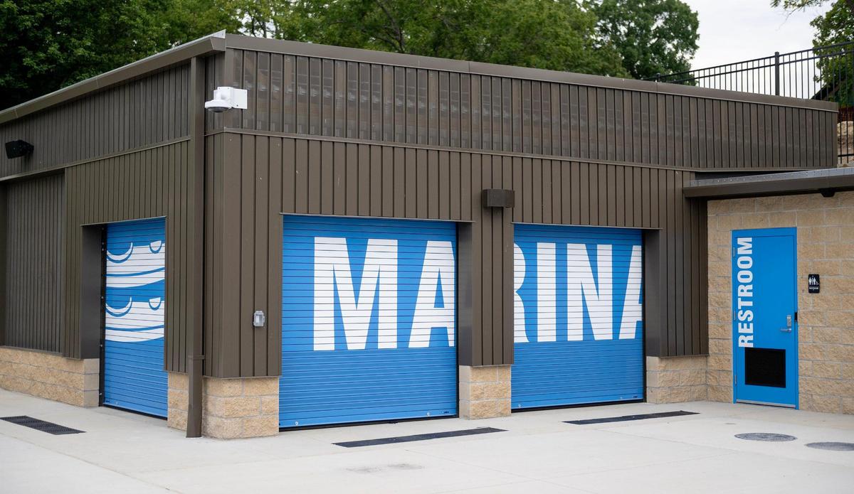 Renovations to the Shawnee Mission Park Marina include a new 85-boat storage facility and dock-level bathrooms.