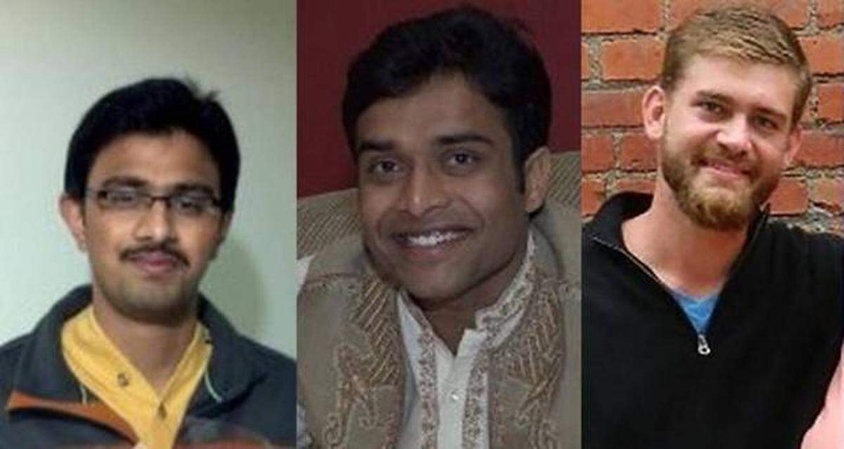 Srinivas Kuchibhotla was killed and Alok Madasani and Ian Grillot were shot at Austins Bar and Grill in Olathe on Feb. 22, 2017.