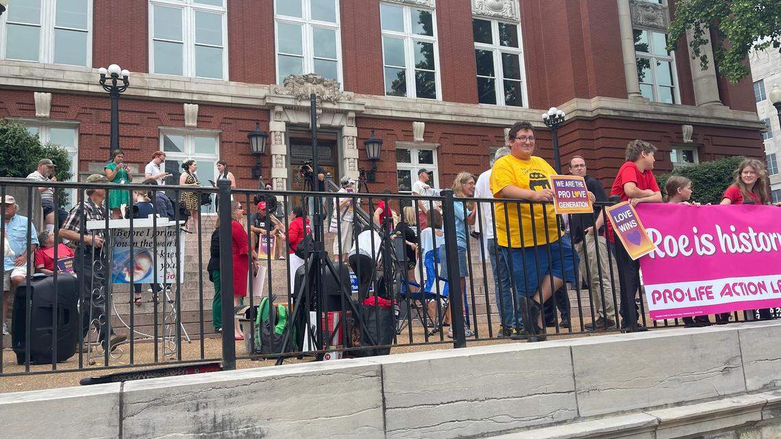 ‘I’m going to fight as hard as I can’: Missouri abortion ban met with joy, anguish