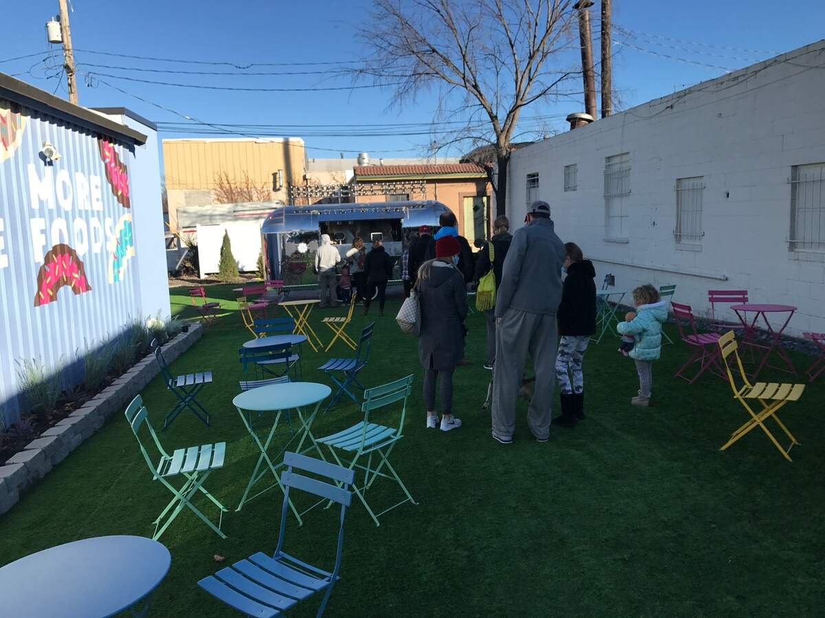 DOP Donuts is at 7512 W. 80th St., tucked between two buildings in downtown Overland Park.
