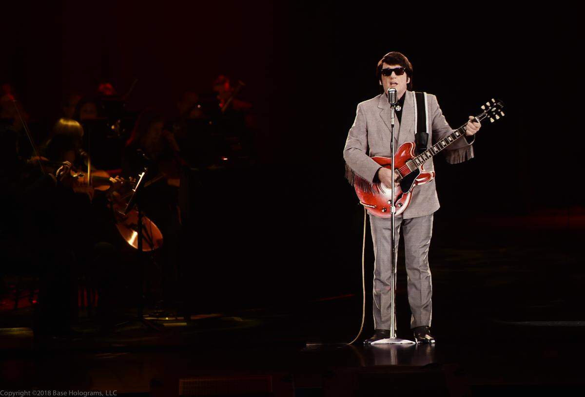 The Roy Orbison hologram was originally featured in a show with late opera singer Maria Callas. The show was held at the Jazz at Lincoln Center last year.