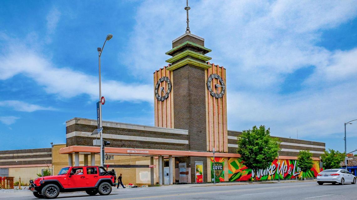 A developer would like to turn the former Katz Drug Store at Westport Road and Main Street in Kansas City into a six-story apartment building. The new complex would be added onto the back of the historic structure and feature 192 new apartments.