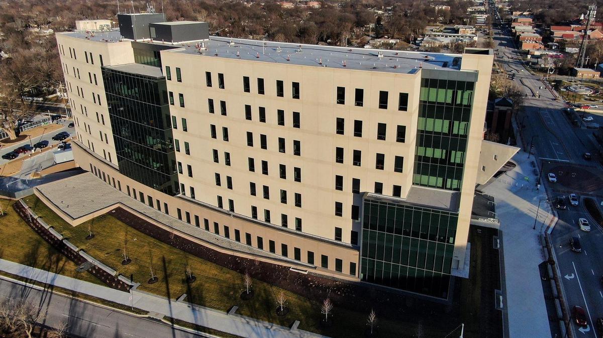 The Johnson County Courthouse in Olathe