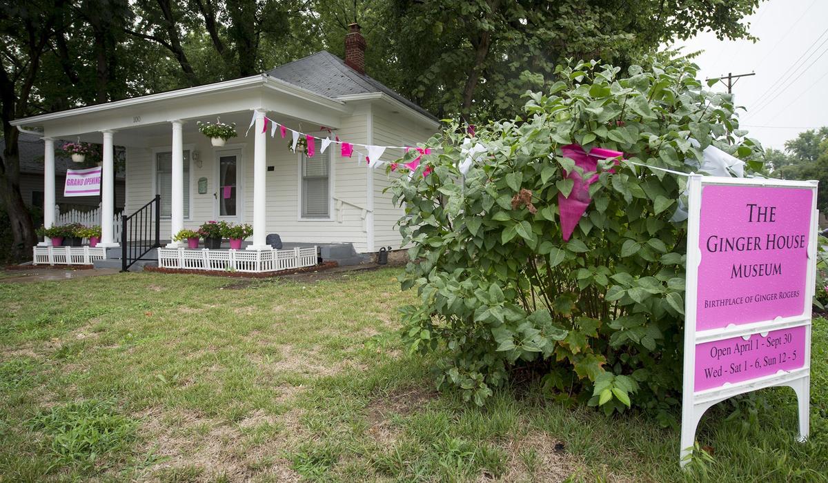 The Ginger House museum, located in the house where Oscar-winning Ginger Rogers was born, opened in 2018 at 100 W. Moore St. in Independence. It is now a private residence and no longer a museum.