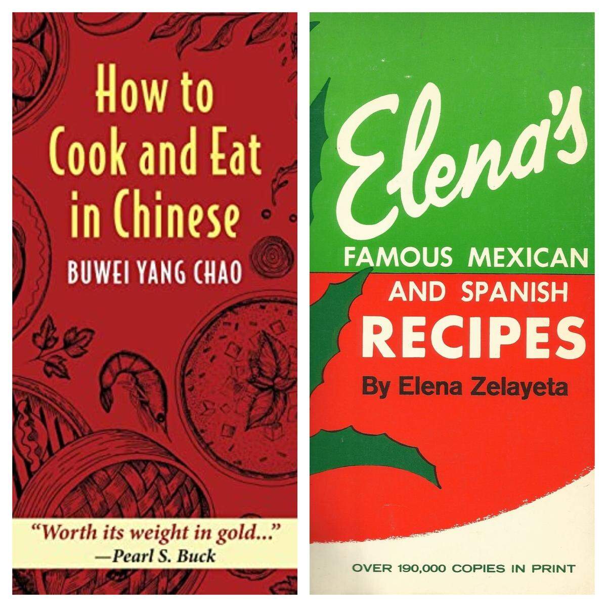 The groundbreaking cookbooks “How to Cook and Eat in Chinese” and “Elena’s Famous Mexican and Spanish Recipes” taught America about other cultures.