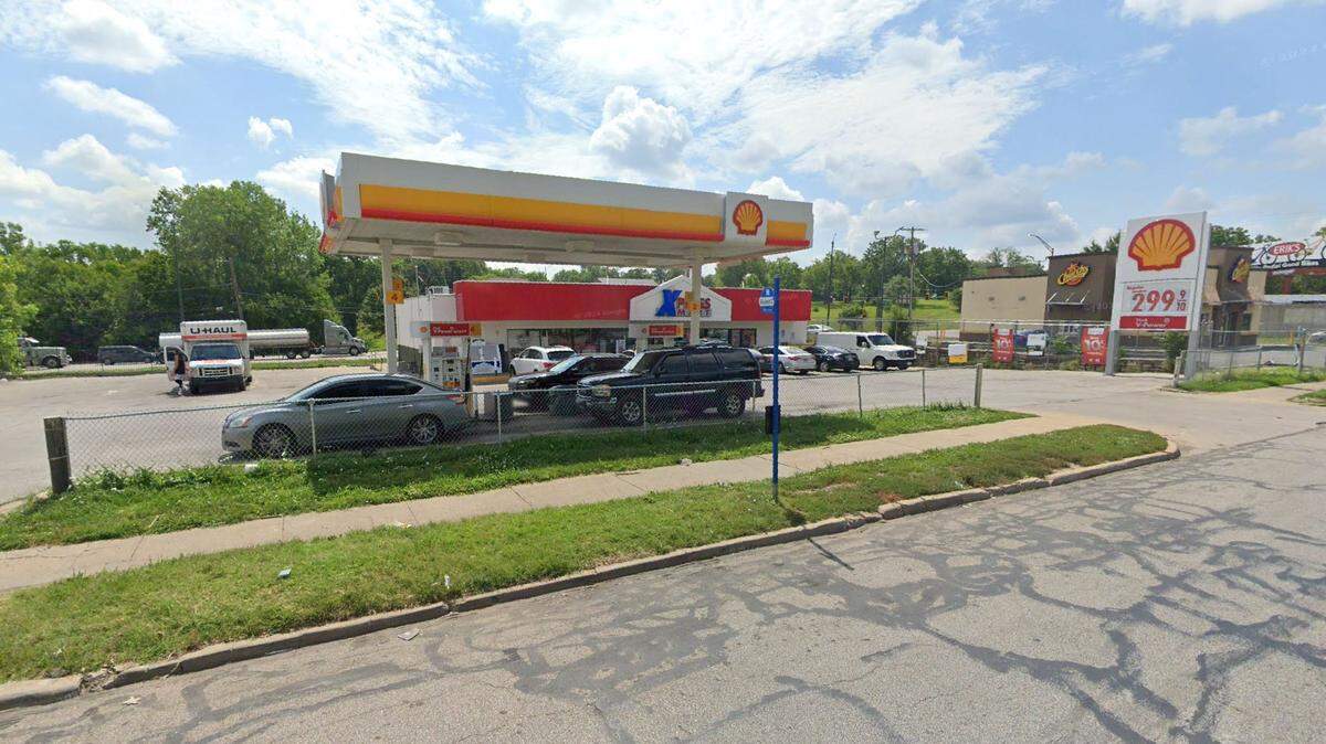 Annisa Davis of Kansas City filed the wrongful death lawsuit against the owner of the Xpress Mart at 7033 Prospect Avenue after an employee fatally shot her son, 26-year-old Austin Davis, earlier this year. This Google Maps Street View image of the area is from June.